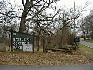 Corydon Battlefield entrance