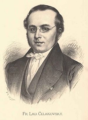 Portrait of František Ladislav Čelakovský by Jan Vilímek