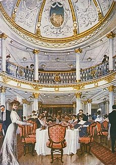 Lustiania 1st Class Dining Saloon Artistic Conception