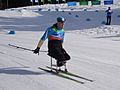 Paralympic XC ski sitting
