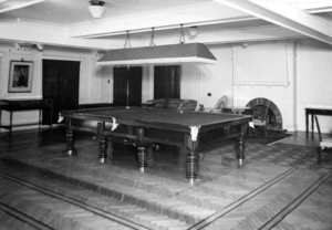 Queensland State Archives 1481 View of Government House Billiard Room 11 May 1950