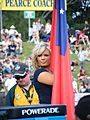 Samoan flag bearer