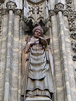 San Isidoro, Portada del Bautismo de la Catedral de Sevilla