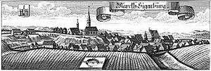 Siegenburg Kupferstich Wening 1700