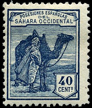 Stamp Spanish Sahara 1924 40c