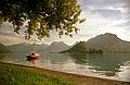 Talloires , view of Lake Annecy, Kodacolor by Scott Williams