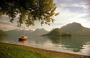 Talloires , view of Lake Annecy, Kodacolor by Scott Williams.jpg