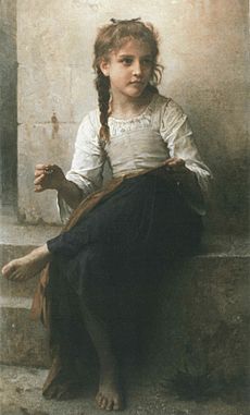 William-Adolphe Bouguereau (1825-1905) - The Seamstress (1898)