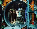 Apollo Command Service Module in vacuum chamber