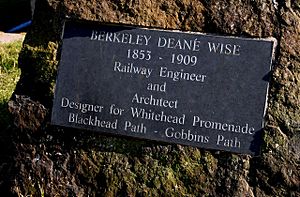 Berkeley Deane Wise plaque, Whitehead - geograph.org.uk - 1746685