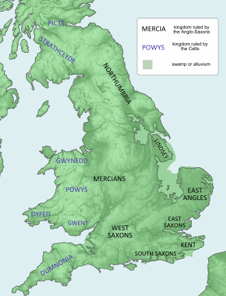 British seventh century kingdoms