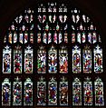 Choir east window Sherborne Abbey