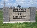 Dimmitt, TX, welcome sign IMG 4819