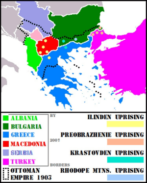 Ilinden-Preobrazhenie-Krastovden-Rhodope Uprising