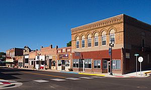 Ortonville's historic downtown