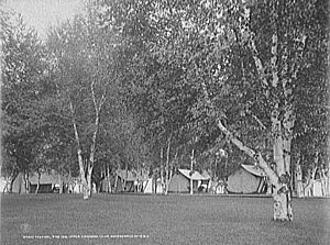 Tenting, Saranac Inn - 1909