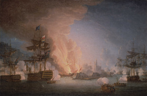 The Bombardment of Algiers, 27 August 1816 RMG BHC0616f