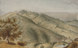 View of Almaden - William Rich Hutton, 1847-1852 (cropped)