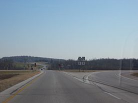 Wisconsin Highway 32 meets Wisconsin Highway 57 in Millhome