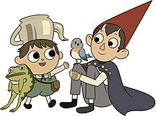 Wirt and Greg, the main characters from the miniseries Over the Garden Wall