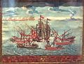 Capture of a Turkish warship in the Canal of Malta par Bailli Russo 25 January 1652