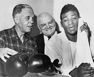 Cus DAmato and Floyd Patterson 1961