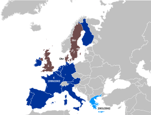 Eurozone map-1999