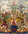 Five tigers, Hang Trong painting, Hanoi, paper, view 1 - Vietnam National Museum of Fine Arts - Hanoi, Vietnam - DSC05281