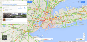 Google Traffic screenshot