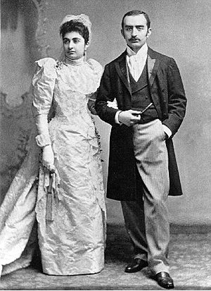Gulbenkian with his wife