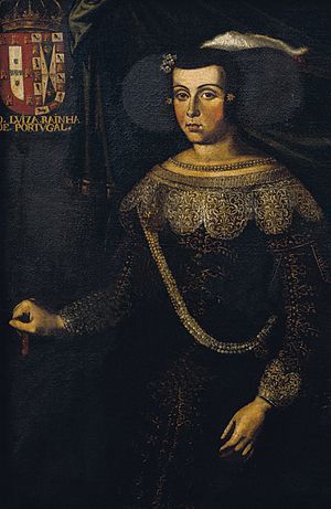 José de Avelar Rebelo - Retrato da Rainha D.Luisa de Gusmão