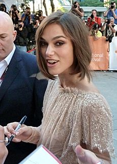 Keira Knightley at the premiere of A Dangerous Method, Toronto Film Festival 2011