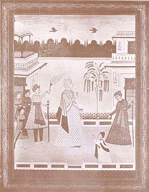 Madhavrao Peshwa I miniature
