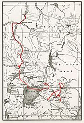 Roosevelt-Smithsonian Expedition Map