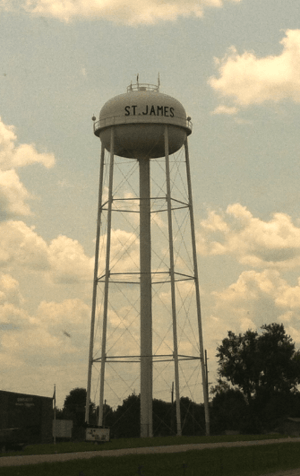 St James Missouri water tower