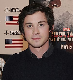 The arrival of the stars from the movie "Indignation" (25036130926) (Logan Lerman cropped).jpg