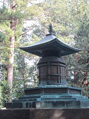 The tomb of Tokugawa Ieyasu