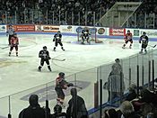 Photo of Pee-Wee teams playing at the Quebec Coliseum in 2009.