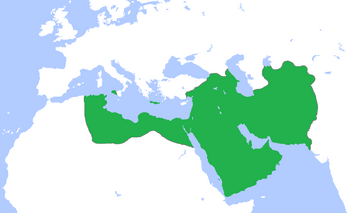 Abbasid Caliphate at its greatest extent, c. 850