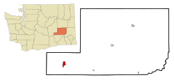 Location of Hatton, Washington