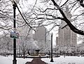 Burnside Park on snowy day