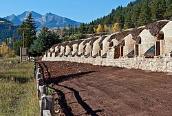 Coke ovens being restored, Redstone, CO