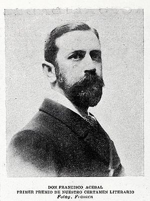 Francisco Acebal, de Franzen, Blanco y Negro, 12-01-1901