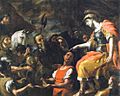 Mattia Preti, Tomiri immerge la testa di Ciro in un otre di sangue, Louvre