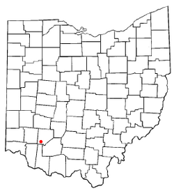 Location of Midland, Ohio
