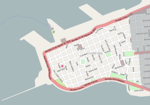 Street map of Ciudad Vieja