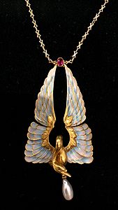 Philippe Wolfers for Wolfers Frères - Swan pendant - 1901 - KMKG
