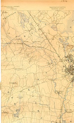 Three Mile River (Massachusetts) map