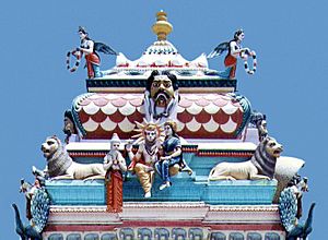 Antarvedi temple on the banks of Godavari in Andhra pradesh