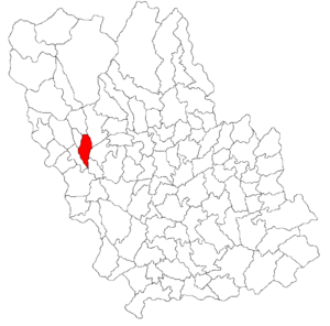 Location of Comarnic